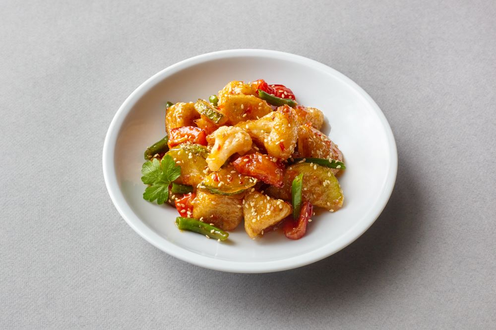 Овощи сладко-острые