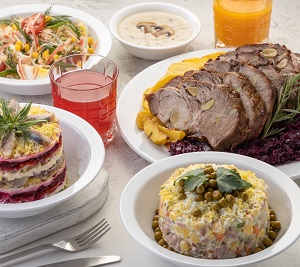 Доставка еды на праздничный стол