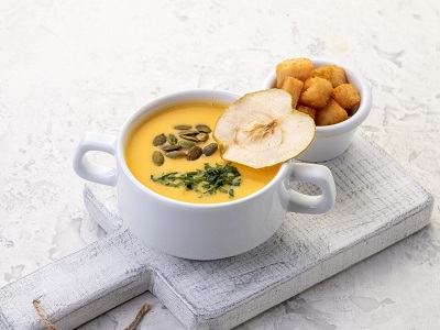 Овощной суп из чебуречной Брынза