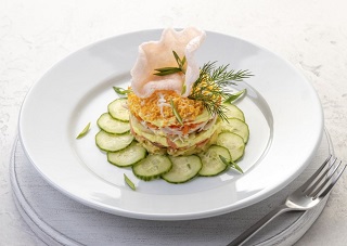 Купить салаты с рыбой