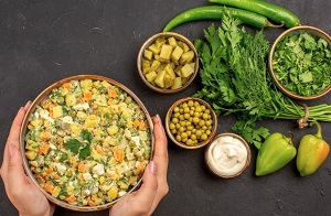 Вегетарианские салаты в СПб